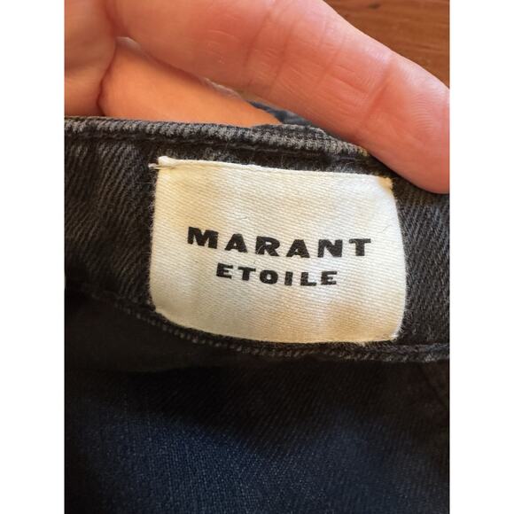 ISABEL MARANT JOVANY FADED BLACK SHORTS SIZE 36 US Sz 6 MADE IN MOROCCO NEW $400 - Picture 6 of 16